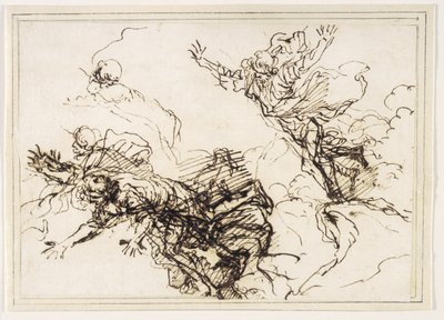 エンペドクレスの死に関する研究 作： Salvator Rosa