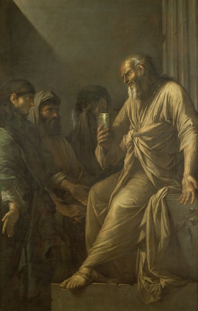 ソクラテスの死 作： Salvator Rosa