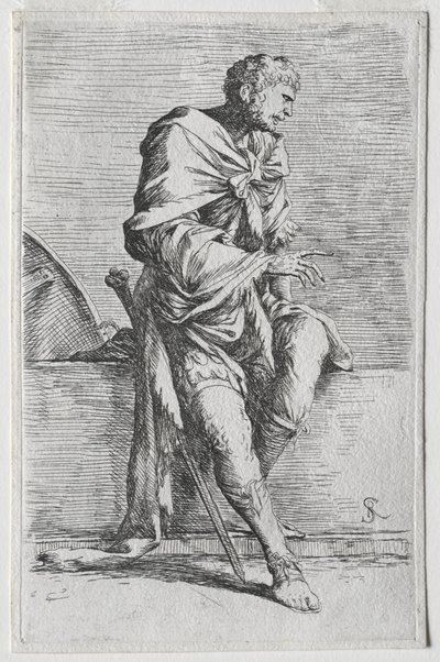 フィギュリンシリーズ：フィギュリーナ、1656-57年。 作： Salvator Rosa