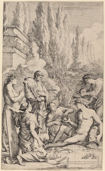 サルヴァトール・ローザの天才 作： Salvator Rosa