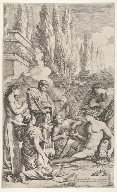 サルヴァトールローザの天才1662。 作： Salvator Rosa