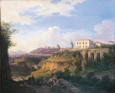イタリア, ナポリ, 光景, の, 別荘, ruffo, 家屋敷, 中に, capodimonte 作： Salvatore Fergola
