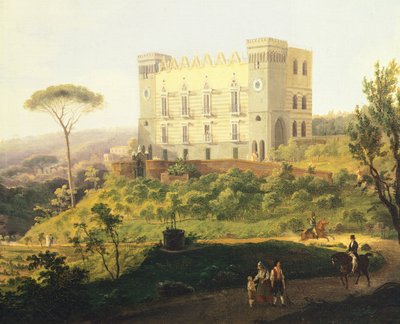 カポディモンテのヴィラ・ルッフォ、サルヴァトーレ・フェルゴラ作（1799-1874）、イタリア 作： Salvatore Fergola