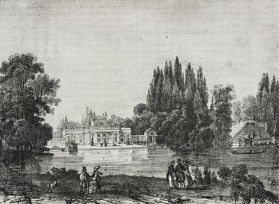 Lazienki Palace, Varsova, Puola, Salvatore Puglian litografia Poliorama Pittorescosta, n:o 48, 9.7. 作： Salvatore Puglia