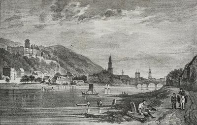 View of Heidelberg, Germany, lithograph by Salvatore Puglia from Poliorama Pittoresco, n 28, February 19   1458075   ja       japanese Successfully Translated  Original: In Lord Yarboroughs Grounds, Appuldurcombe Translat: In Lord Yarborough
