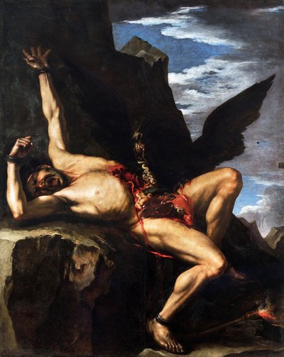 プロメテウスの拷問、c。 1647-1648。 作： Salvatore Rosa