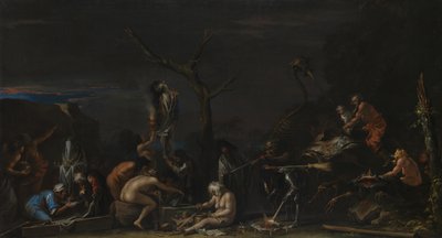 彼らの呪文の魔女c。 1646年 作： Salvatore Rosa