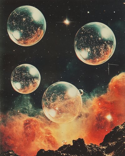 宇宙の星雲の球体 作： Samantha Hearn