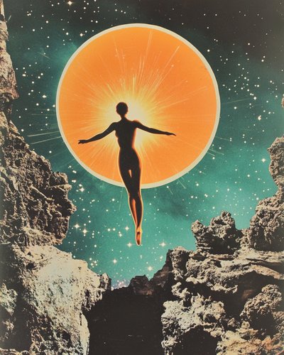 浮遊する宇宙の女 作： Samantha Hearn