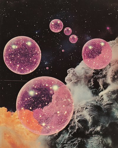 きらめく宇宙の球体 作： Samantha Hearn