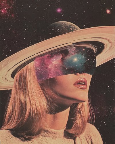 シュールな宇宙の女 作： Samantha Hearn