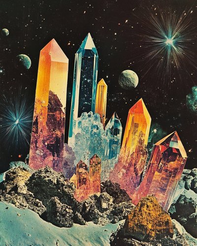鮮やかな宇宙の結晶 作： Samantha Hearn