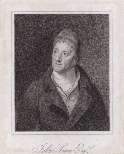 ジョン・ソーン卿（イギリスの建築家・収集家）（彫刻 作： Samuel (after) Drummond