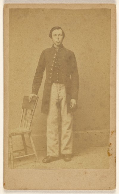 [立っているのは南軍の兵士。］ 作： Samuel A. Cooley