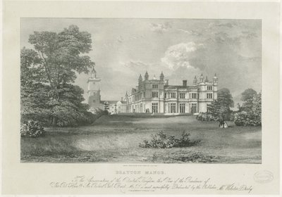 Drayton Bassett-&39;Drayton Manor &39;：リトグラフ、nd [？19セント]（印刷） 作： Samuel A. Rayner