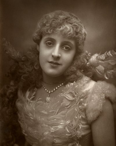 フィリス・ブロートン、イギリスの女優、1884年 作： Samuel A Walker