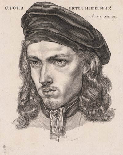 カールフィリップフォーアの肖像、1818年。 作： Samuel Amsler