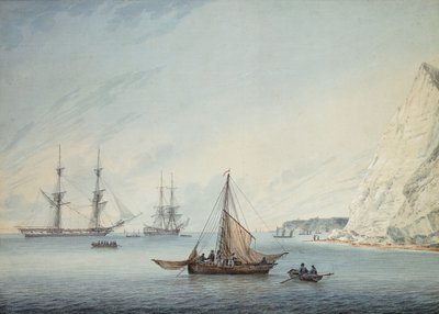 シェイクスピアの崖からの出荷、1806 作： Samuel Atkins