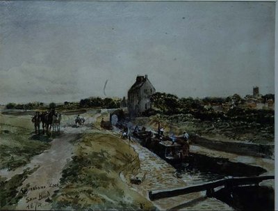 Keynsham Lock 作： Samuel Bough