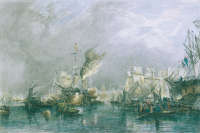 プール・オブ・ロンドンの海運 作： Samuel Bough