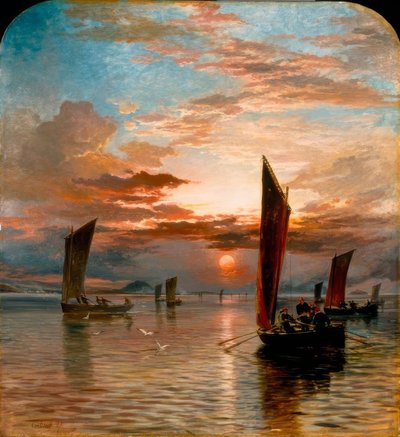 フォースに沈む夕日 作： Samuel Bough