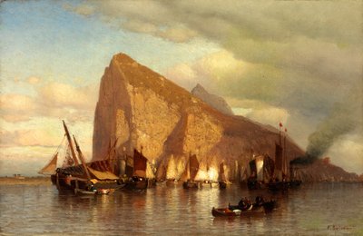 カリフォルニア州ジブラルタルの嵐をクリアする 1860年。 作： Samuel Colman