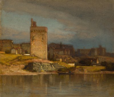 アヴィニョンの旧塔、1875年頃（キャンバスに油彩） 作： Samuel Colman