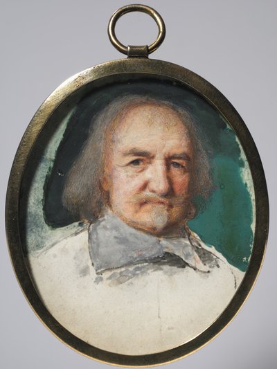 トーマスホッブズの肖像、c。 1660年。 作： Samuel Cooper