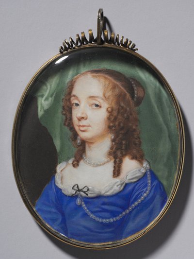 女性の肖像、1646年。 作： Samuel Cooper