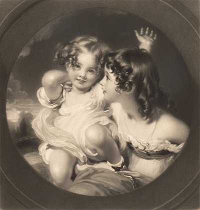 Nature The Calmady Children、1835年。 作： Samuel Cousins
