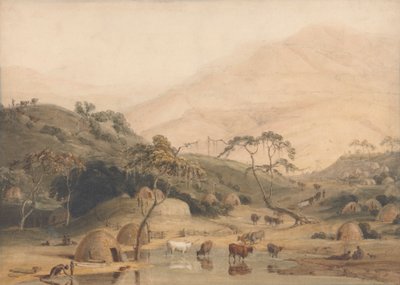 カフィールの村 作： Samuel Daniell