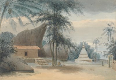Uma cena entre Galle e Matura, cerca de seis milhas de Galle 作： Samuel Daniell