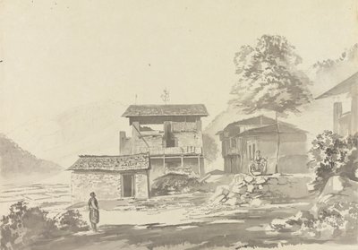 Na vila perto de Tassisudon [Tashicho Dzong] 作： Samuel Davis