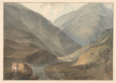 川のある山岳風景 作： Samuel Davis