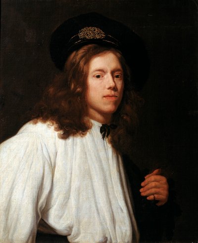 17世紀の自画像。 作： Samuel van Hoogstraten