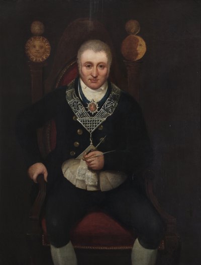 アンソニー・テン・ブローケ、1770年頃 作： Samuel Drummond