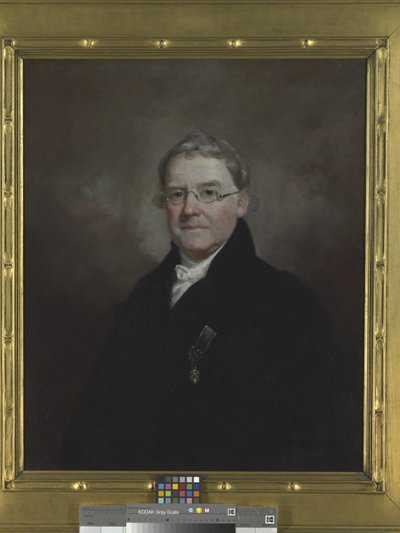 ジェイムズ・E・B・フィンリー博士の肖像、年代不明（油彩・キャンバス） 作： Samuel Finley Breese Morse
