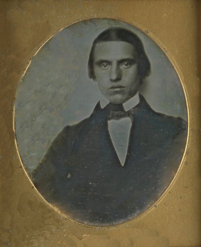 若い男の肖像、1840年。 作： Samuel Finley Breese Morse