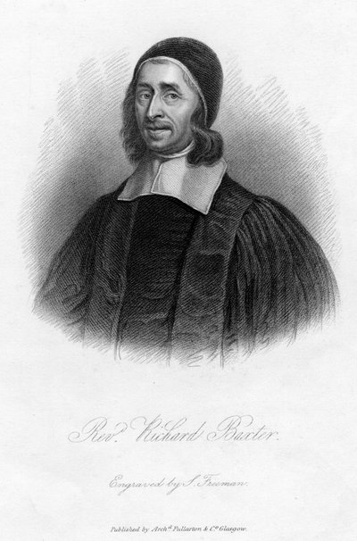 リチャードバクスター1615-1691、イギリスのピューリタン、教会指導者、神学者、19世紀。 作： Samuel Freeman