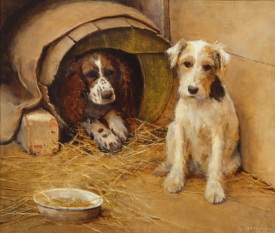 犬小屋で 作： Samuel Fulton