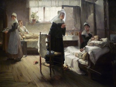 エヴァンジェリンは病院で彼女の関係を発見しました 作： Samuel G. Richards