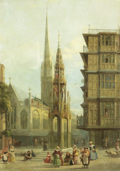ブリストルハイクロス（キャンバスに油彩） 作： Samuel Griffiths Tovey