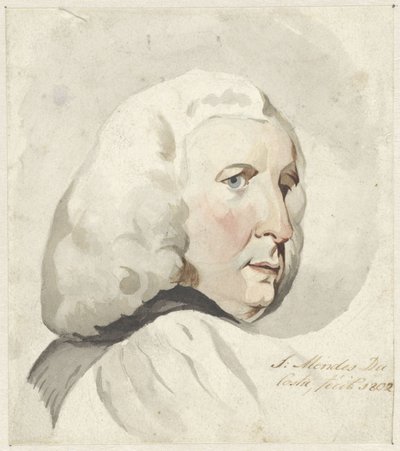 男性の頭、右側 作： Samuel Henri Mendes da Costa