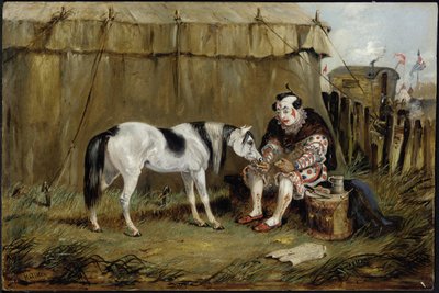 サーカス、ポニー、ピエロ 作： Samuel Henry Alken