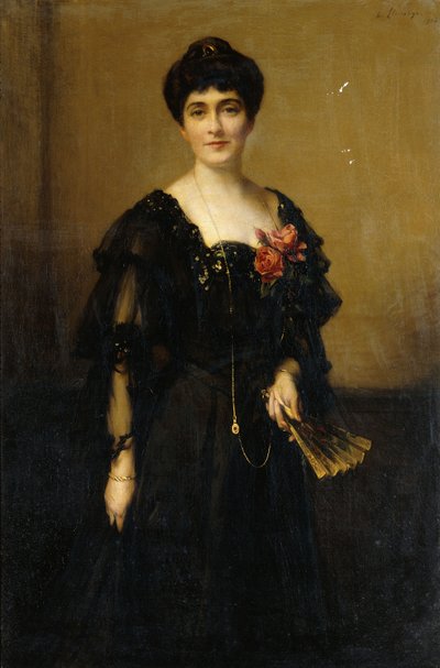 フレデリックアシュトンジョンソン夫人の肖像 作： Samuel Henry William Llewelyn