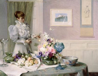 フラワーアレンジャー 作： Samuel Henry William Llewelyn