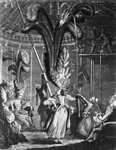 女性の頭へのヒント、Sayer + Bennet、1776年 作： Samuel Hieronymous Grimm