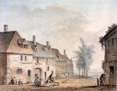 ディエップで、1770 作： Samuel Hieronymous Grimm