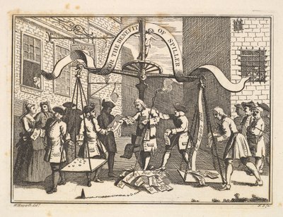 プレイヤーの特典チケット、1788年。 作： Samuel Ireland