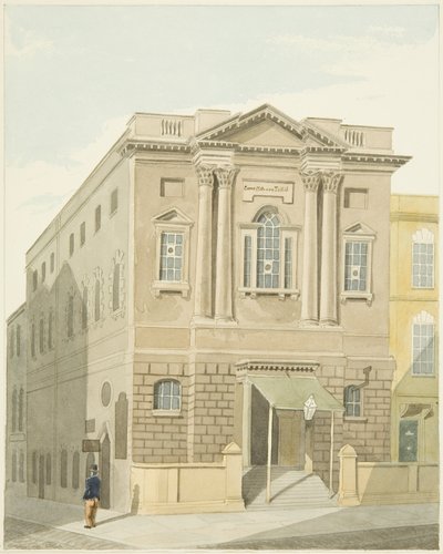 Assembly Rooms, Prince Street（鉛筆・水彩・紙 作： Samuel Jackson